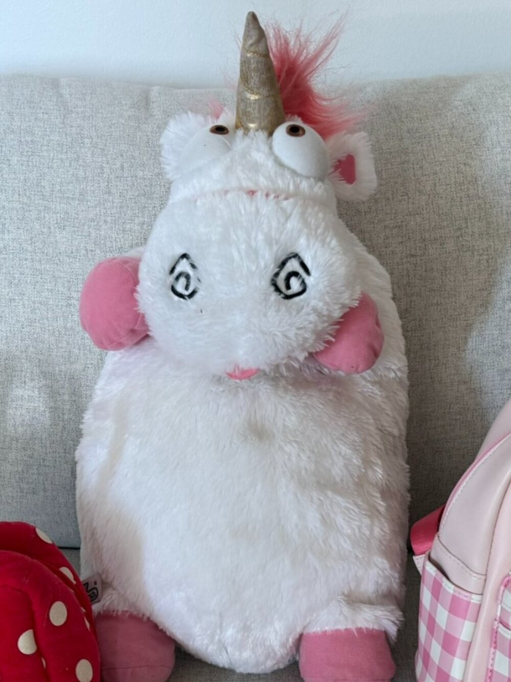 Despicable Me Agnes Fluffy Unicorn Plush Stuffed Animal & Pillow Pal